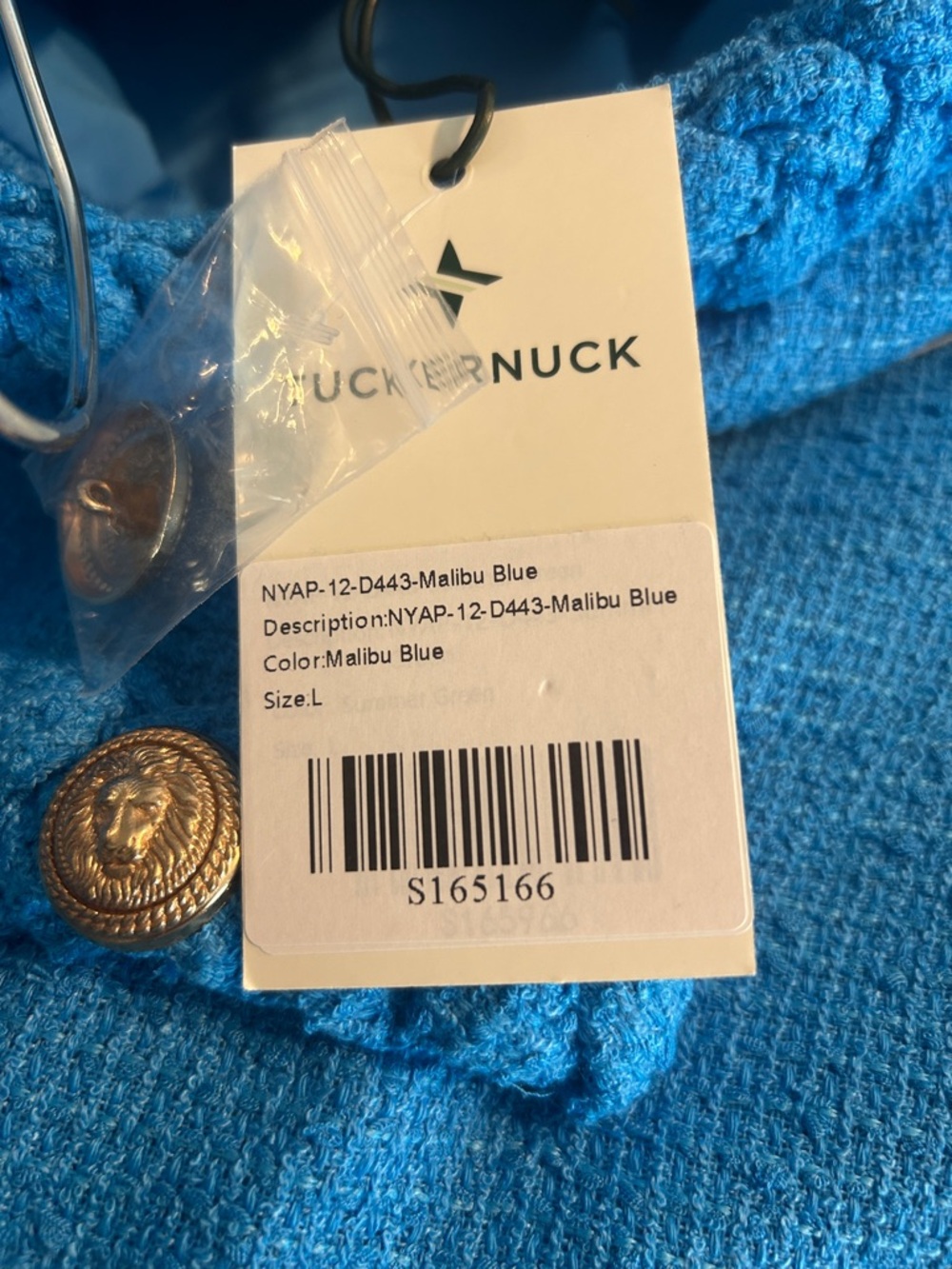 Tuckernuck Jackie Dress- Turquoise Knit Short-Sleeve Dress with Braided Trim - Picture 6 of 6